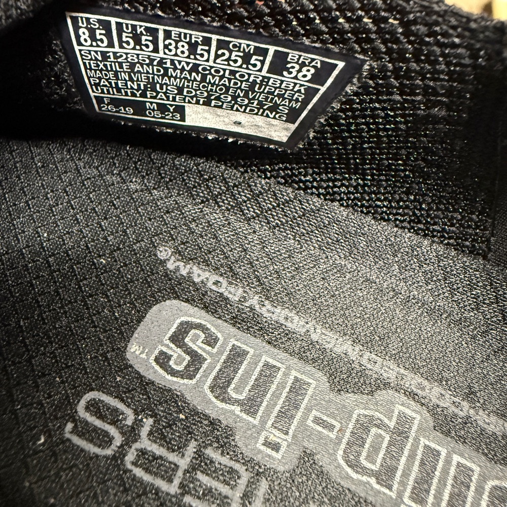 Skechers women’s Black Slip-On Sneakers - Picture 4 of 4